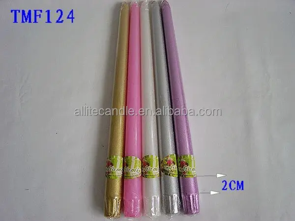 
Allite taper matting metallic painted candle wholesale 