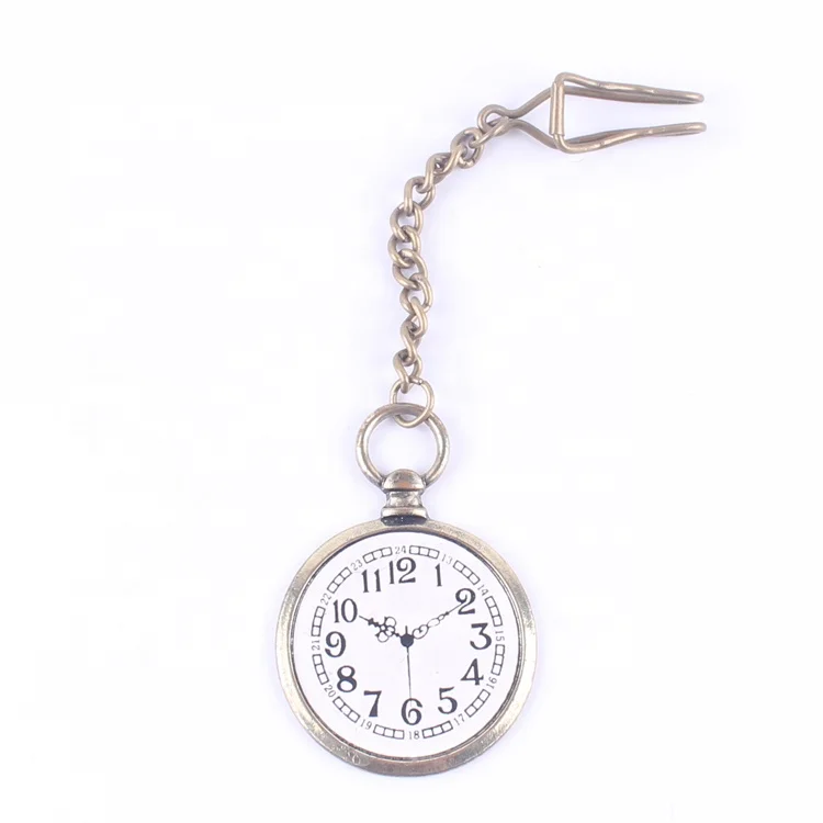 Vintage style pocket watch steampunk fashion gold custom pocket watch with chain