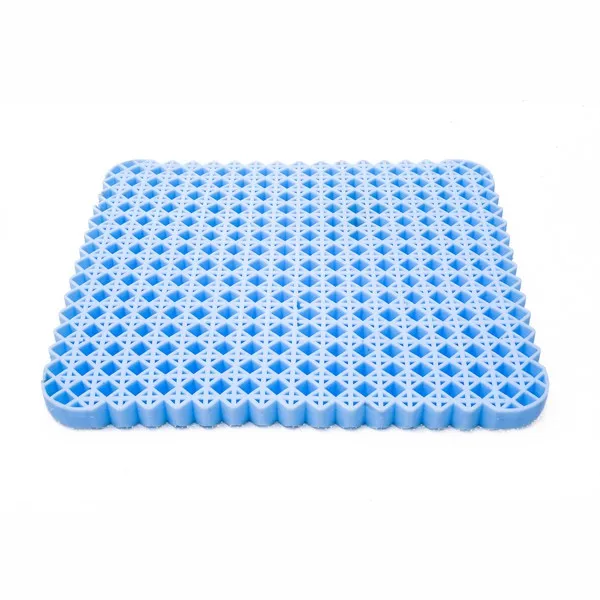 Youmeng gel cooling hyper elastic no pressure sky color TPE seat cushion