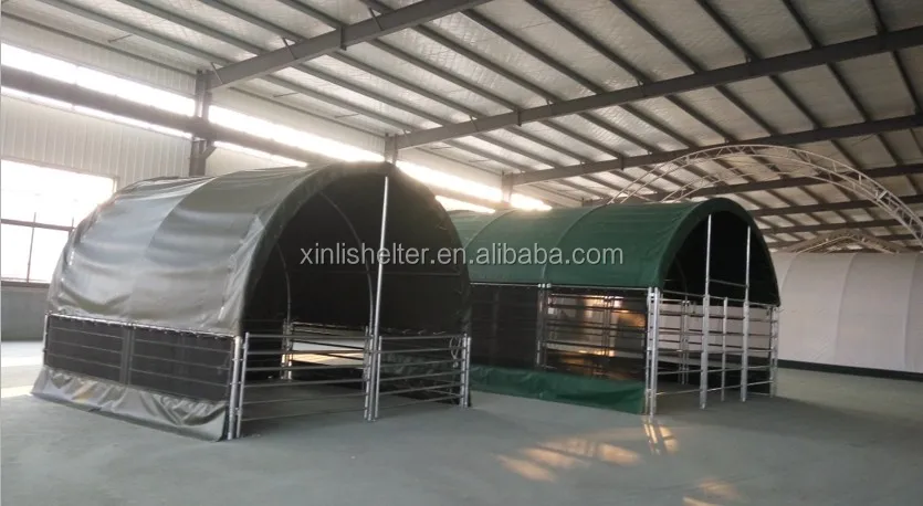 650g PVC Livestock Shelter Prefabricated Warehouse Building Storage Shelter
