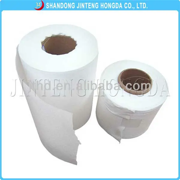 Hydrophilic Soft 90%Viscose/rayon 10% Polyester/PET Spunlace Nonwoven Fabric For Wet Tissue Cross Lapping