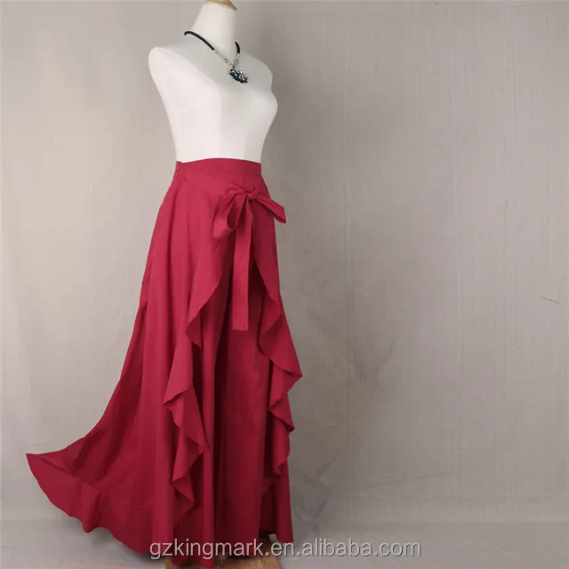 Fashion Hot Sale Latest long skirt design Women Maxi Skirt