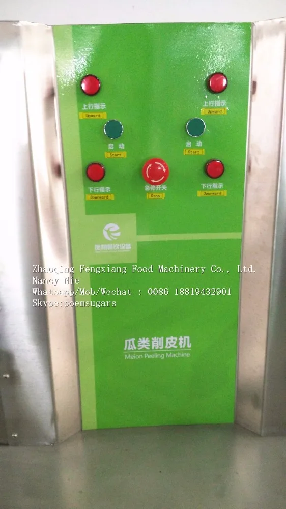 Automatic Double head pumpkin peeler machine wax gourd peeling machine FXP-99