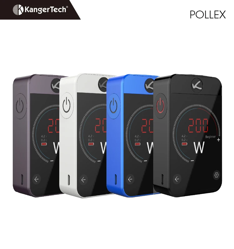
Kanger tech Vape Box Mods Kangertech Pollex 200W Touch Screen TC MOD 3500mAh vape mod 