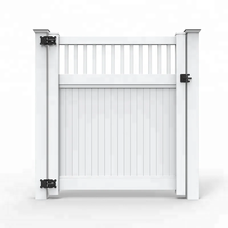 6x8ft Maintenance Free Closed Top Vinyl Privacy Fence For Backyard