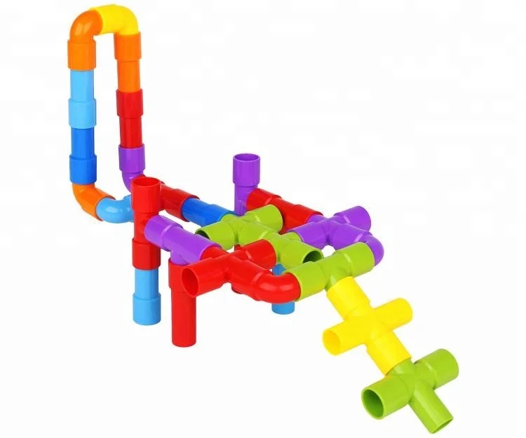 
New novelty DIY puzzle blocks educational pipe building block toys for Children 