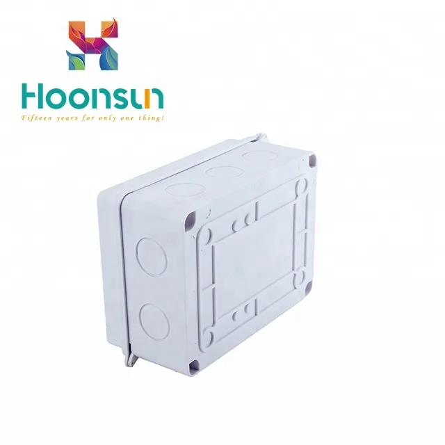 Custom Plastic ABS IP65 Connection PVC Cable Screw  Electrical Junction Box 3x3 pvc junction box