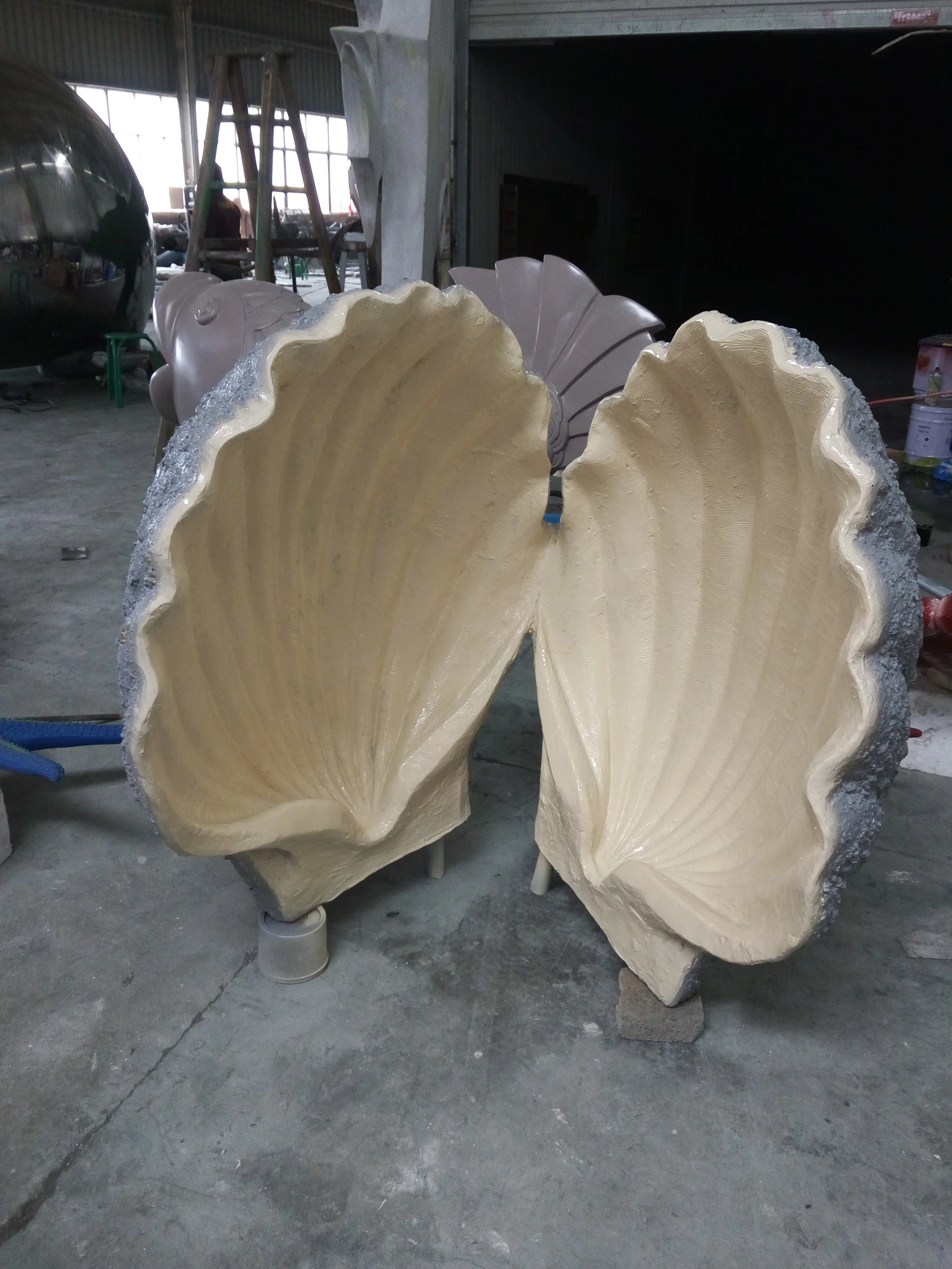 Modern art fiberglass Shopping mall window display prop crab sea animal statue home decoration indoor sculpture