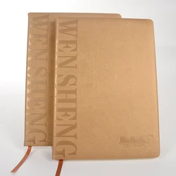 Пользовательский сверкающий журнал из искусственной кожи, мягкая на ощупь Обложка, текстовая книга с термотиснением, логотип, блокнот, услуги печати