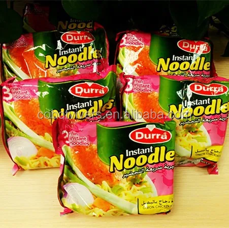 Professional oem factory ramen noodles instant soup noodle with halal