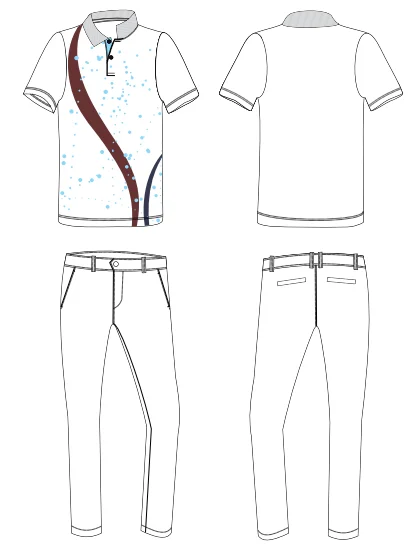 
Hot Sales Basic Design Dry Fit Short Sleeve Golf Polos 