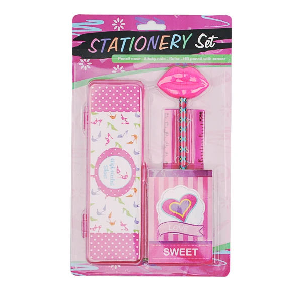 Licheng LW7634 Cute Stationery Set for Girls, Children School Function Stationery Set