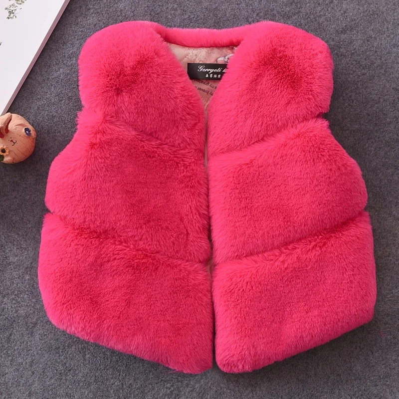 
Baby Girl Faux Fur Coats Wholesale Fur Latest Waistcoat Design For Girl 