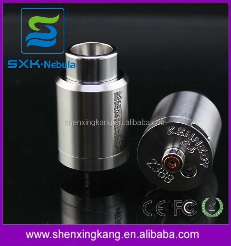 Vape supplier SXK rda atomizer 2 post kennedy 24 rda 1:1 clone from Alibaba China Suppliers