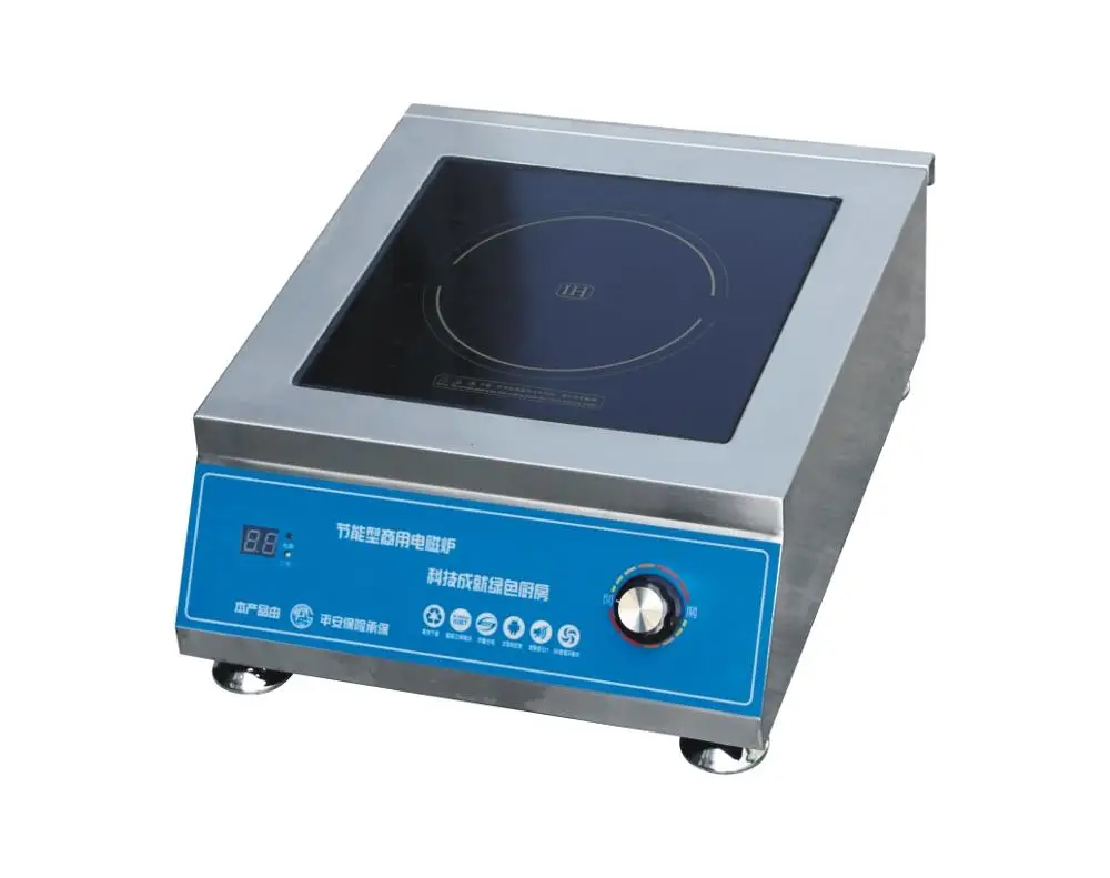 8KW stainless steel desktop wok induction cooker for kitchen