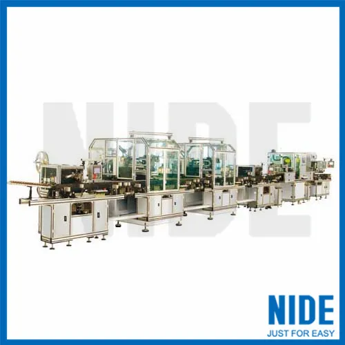 Electric car rotor production line machine motorcycle motor armature assembly line