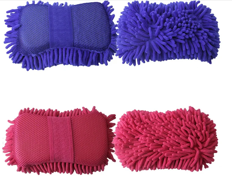 Hot selling Super absorbent towel chenille washing - car Glove Car protection car coating sponge