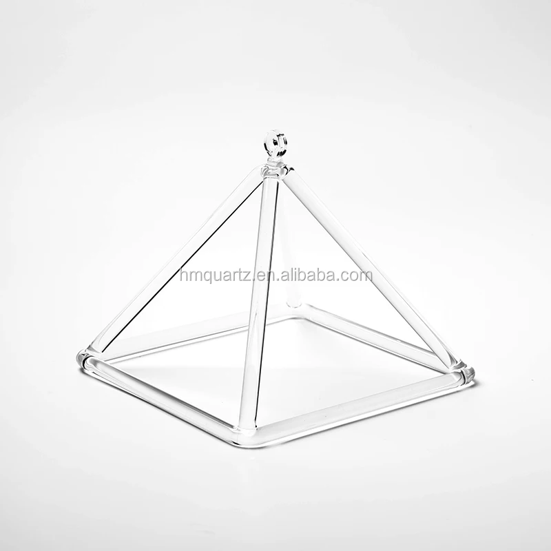 Quartz Pyramid meditation healing ,glass toning pyramid