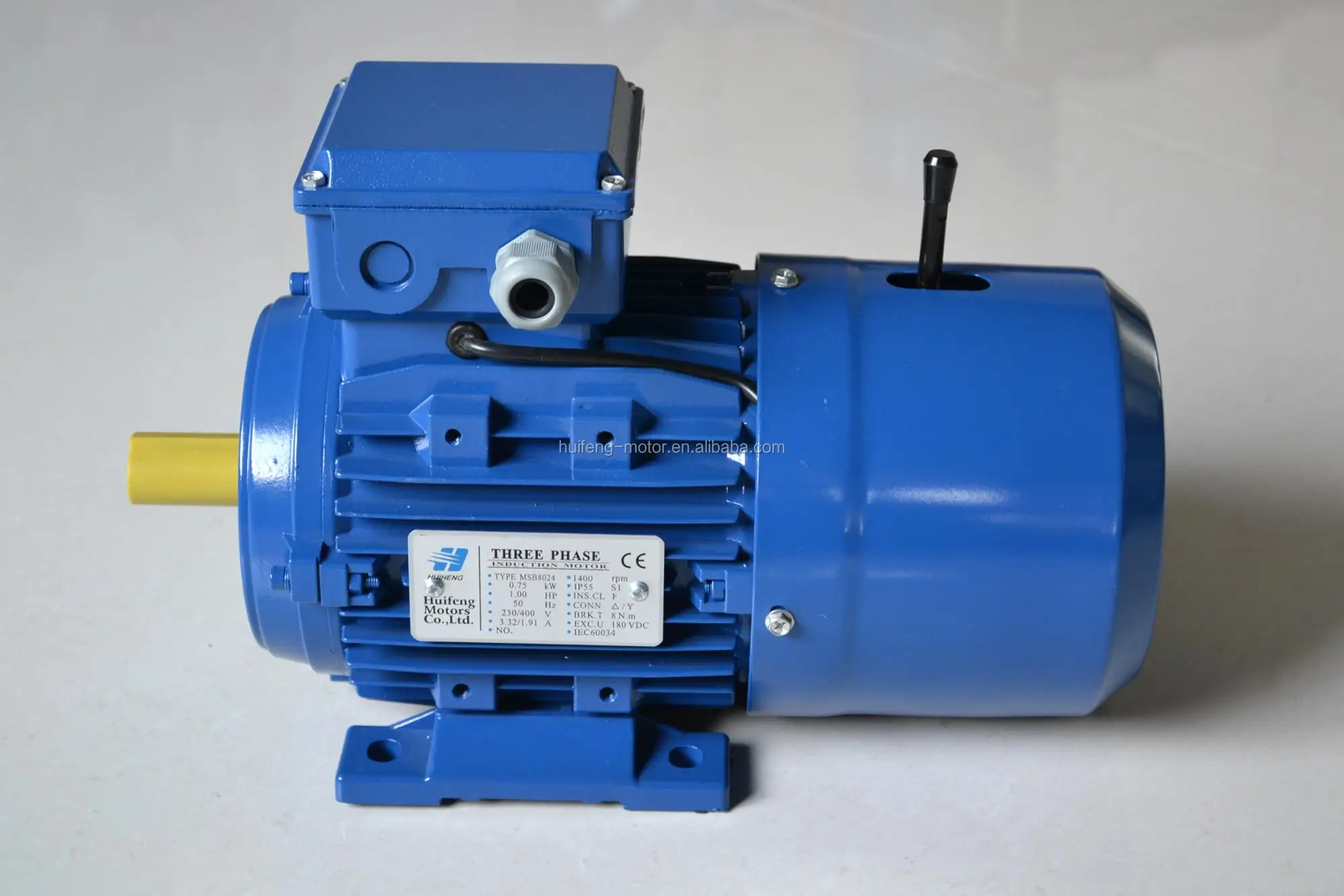 Huifeng Aluminium brake motor three phase induction motor With CE certificate