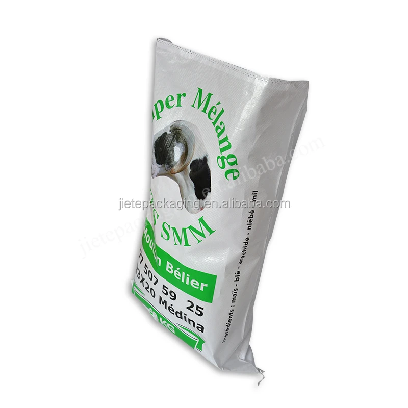 Для сельского хозяйства, Белый Пластиковый Полипропиленовый плетеный мешок для корма животных для коров, овец или коз