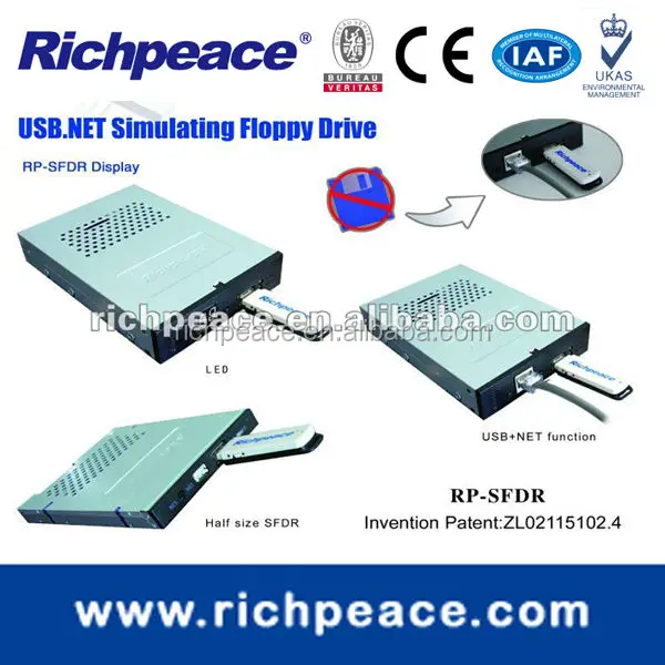 USB simulating floppy drive converter for Sodick PC-9801