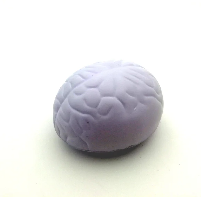 Заводская цена, зеленая искусственная игрушка для снятия стресса, индивидуальный мяч для снятия стресса в форме мозга