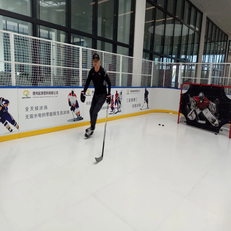 UHMWPE artificial ice rink floor/ boards synthetic hockey ice skating rinks