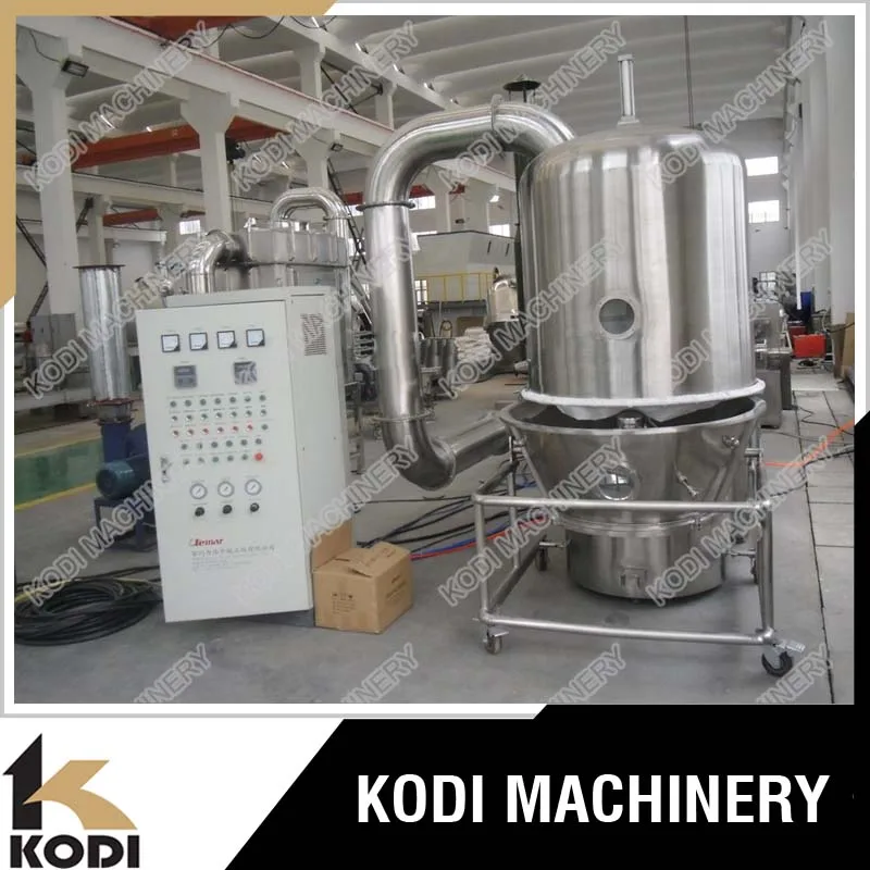 GFG Model High Efficiency Whey Protein Powder Fluid Bed Dryer Fluid Bed Drying Machine