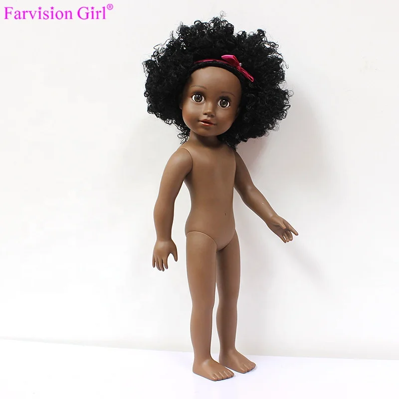 Farvision Doll Cheap 18' naked black dolls wholesale