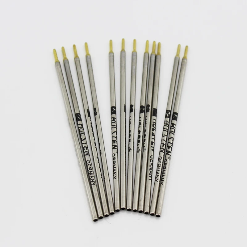 Silver Rollerball Blue Gel Ink Pen Refill