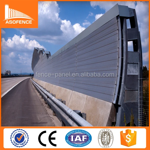 
Railways and Highways Noise Reduction System Soundproof Fence 