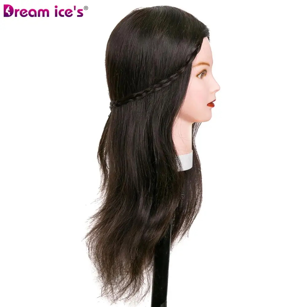 Factory Customization 26 Inch Doll Transplant 30 Inch Natural Lash Hairdressing Braiding Hair Training Head For Dental