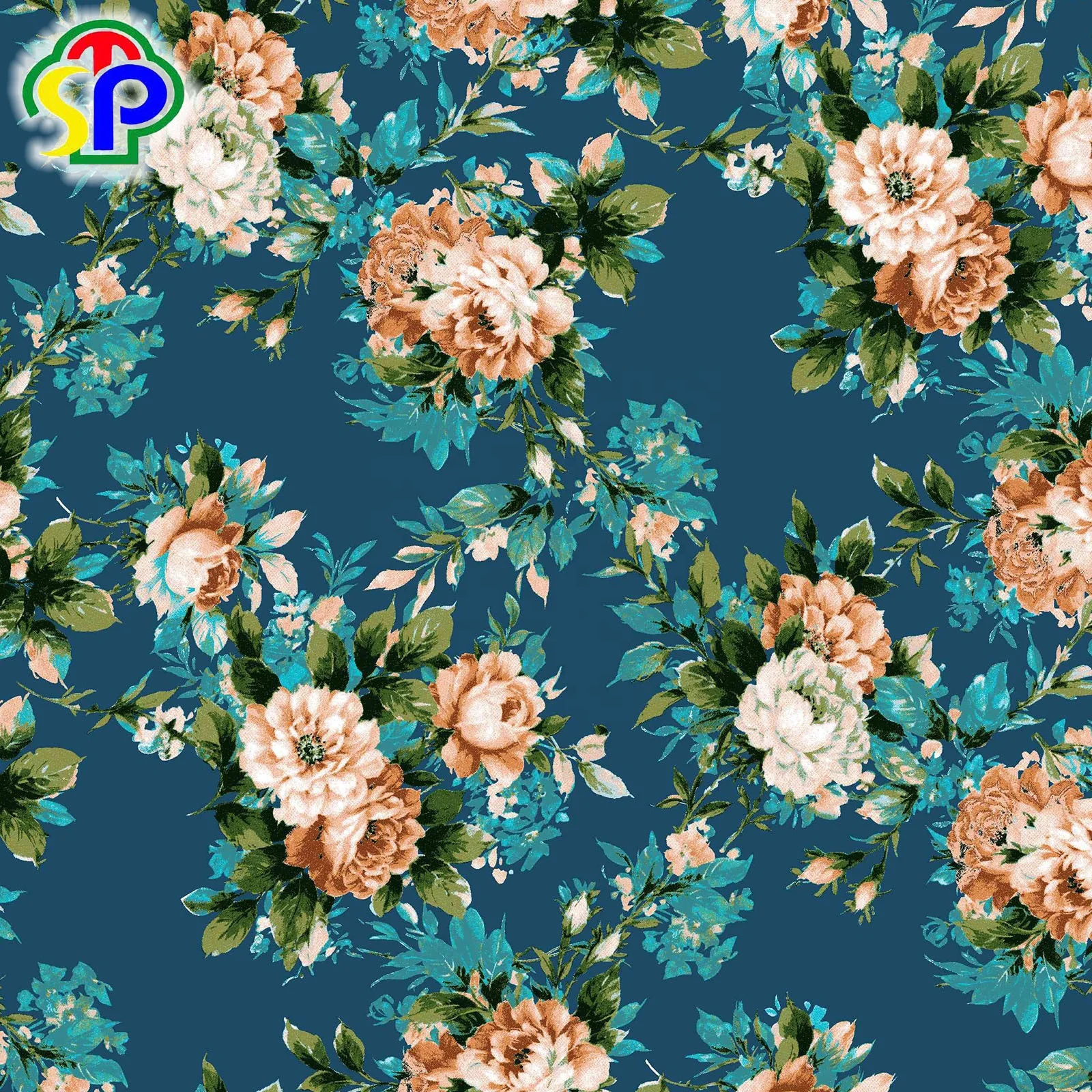 
African Printed Spun Rayon 100% viscose woven fabric baati 