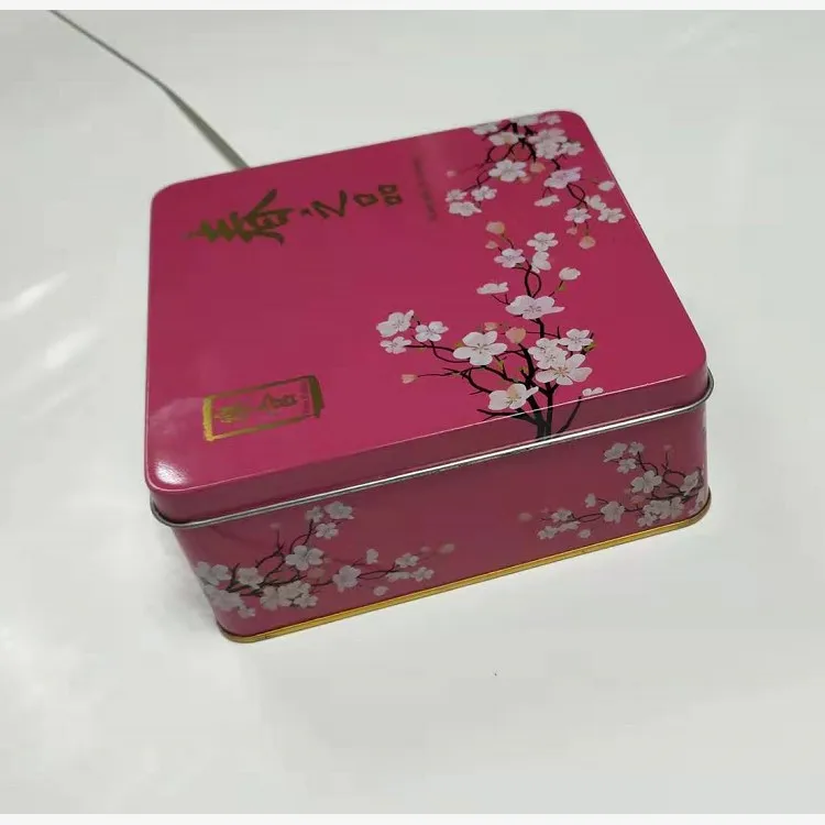 Cheap Customized Logo Unique Square Metal Tin Box Packaging Promotional Gifts
