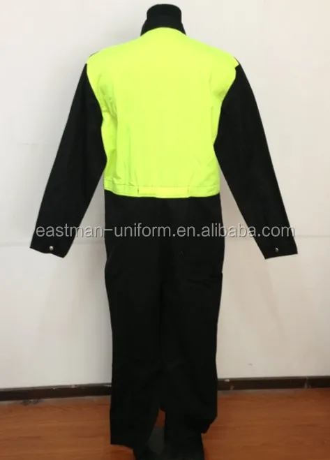 
TC80/20 Canvas PPE Coverall / Two Piece Coverall In Black And Grey 