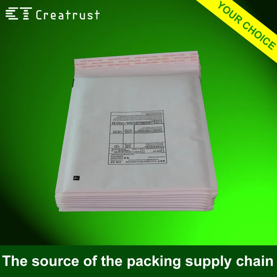 Bubble envelope colorful printing A4 size envelopes for cloth