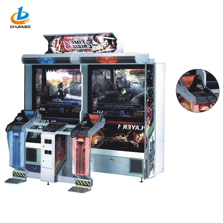 2 Players Coin Operated Time Crisis 5 Arcade Machine Video Simulator Gun Shoot Game Machine