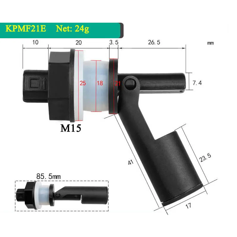24VDC MF21 Tank water level sensor float type