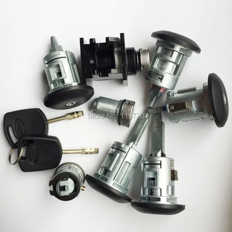 Autoshoppingcenter DOOR KEY Ignition Bonnet LOCK SET for TRANSIT MK7 2006-2011 2.4 2.3 2.2 4874508