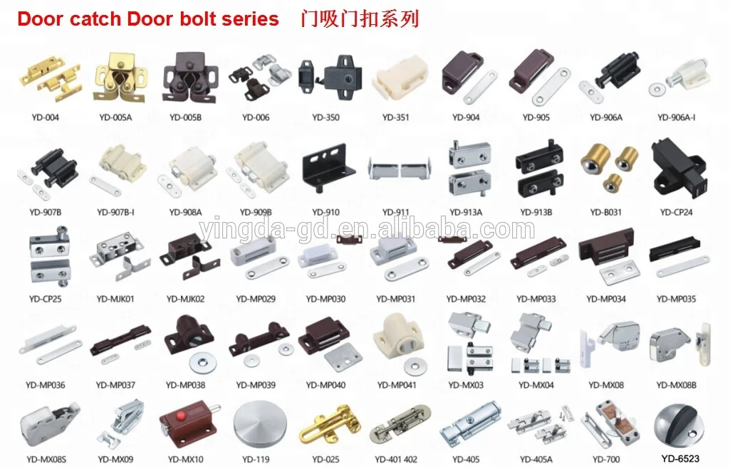 YD-906A Well sold single Push to open cabinet door stopper magnetic touch catch door catch from factory