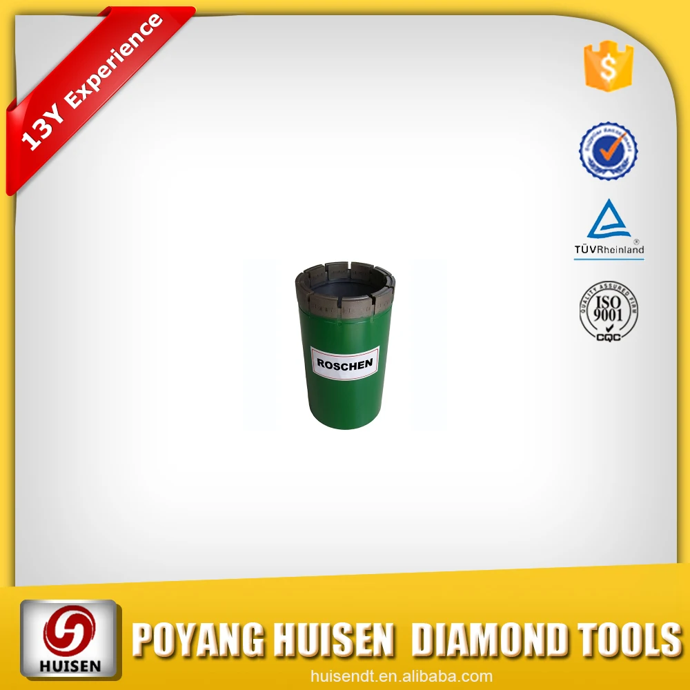 Fast drilling rock stone diamond single tube bit tools rock drill core bit 73/75mm