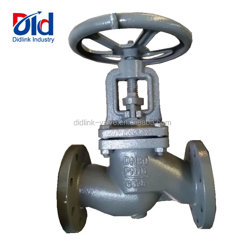 Cheap Price DN150 PN16 GG25 Cast Iron Plug Flange Connect Type Manual Operated Household Globe Valve Supplier