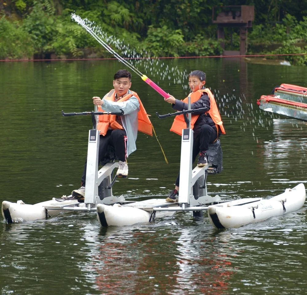 Two Riders Pedal Boats Water Bikes Water Bicycle Water Bikes for sale