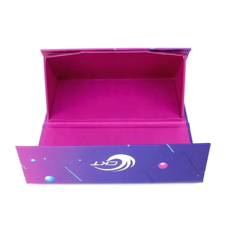 Cheap Luxury Triangle Magnet Cardboard Paper Packaging Folding Sunglasses Gift Storage Box