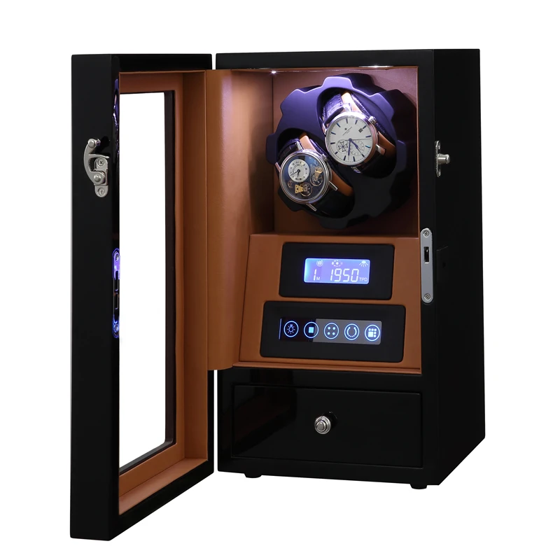 
Роскошный мотор mabuchi с функцией автоматического вращения, деревянное устройство для намотки часов с хранилищем 