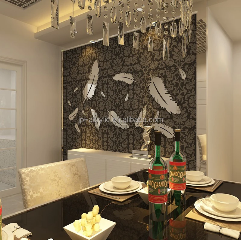 Hot Selling Home Decoration Acrylic Mirror 3D Wall Sticker