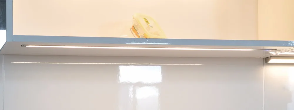 Dimmable Display Sensor Aluminum Profile Under Kitchen In Cabinet Led Strip Light Led 12V