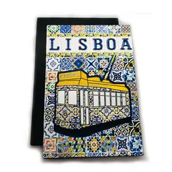 New Portugal Souvenirs Lisboa Aluminum Magnets for Refrigerator Promotional Foil PictureFridge Magnet