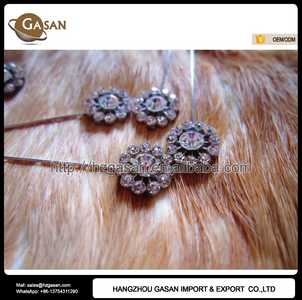 
Wholesale Rhinestones Vintage Flower Brooch For Invitations 