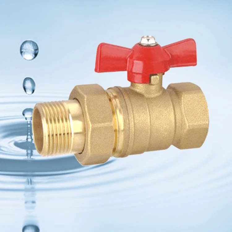 Низкосвинцовый латунный бронзовый шаровой клапан